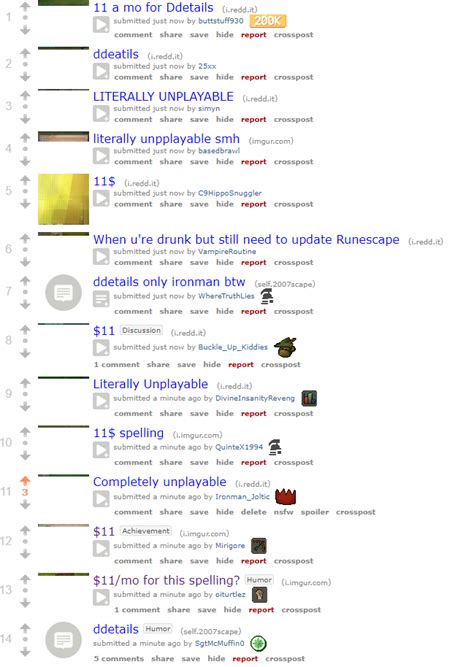reddit 2007scape|/r/2007scape Reddit 07.